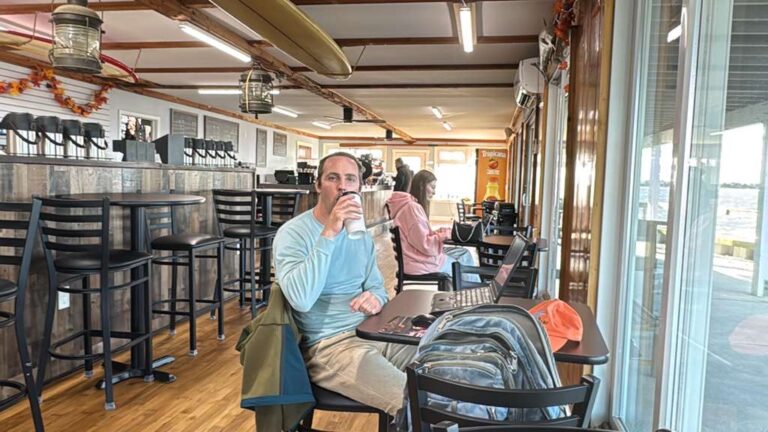 Patrick at Andy's Coffee